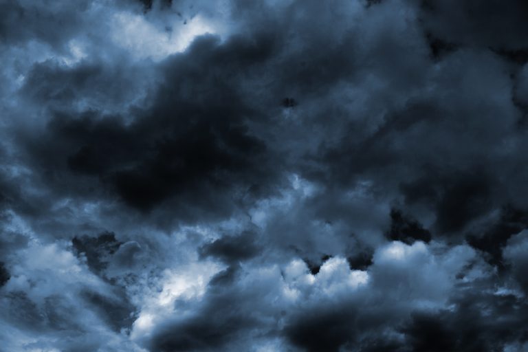 Dark Turbulent Storm Clouds